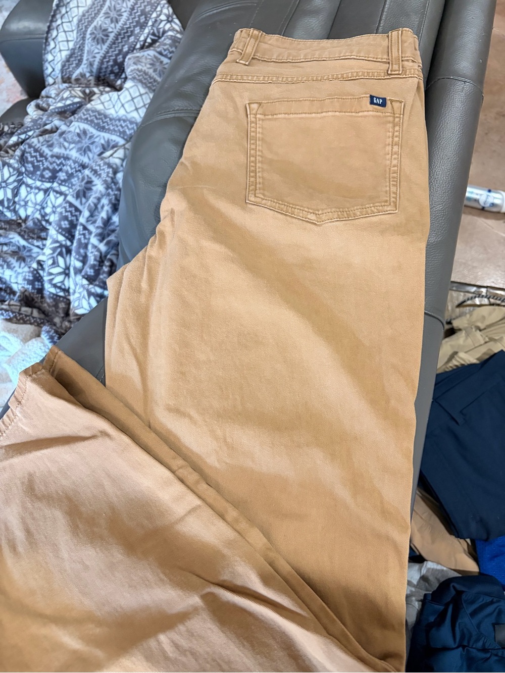 GAP Men's Khaki/Tan Straight Chinos